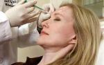 Woman getting botox